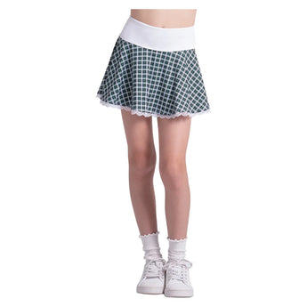Girls' Preppy Please Flounce Tennis Skort Team Green, Lucky In Love, Tennis Express, B188-01H300-3