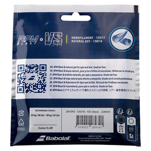 RPM Blast 125 + Touch VS 130 150 Year Anniversary Tennis String-Strings-Babolat-B281040-105-2-Tennis Express
