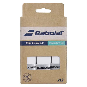 Pro Tour 2.0 X12 Tennis Overgrips White-Accessories-Babolat-B654016-101-Tennis Express
