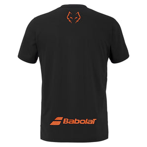 Mens Juan Lebron Crew Neck Tennis Top Black-Apparel-Babolat-B6MS26011-2000S25-2-2-[Sku]-Tennis Express