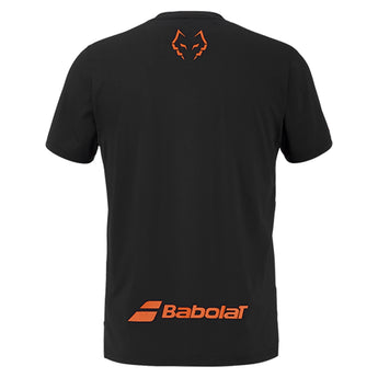 Mens Juan Lebron Crew Neck Tennis Top Black-Apparel-Babolat-B6MS26011-2000S25-2-2-[Sku]-Tennis Express