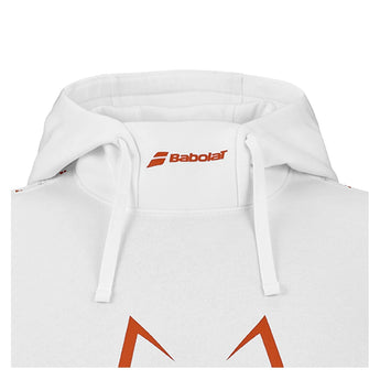 Men's Juan Lebron Tennis Hoodie White-Apparel-Babolat-B6MS26042-1000-6-4-[Sku]-Tennis Express