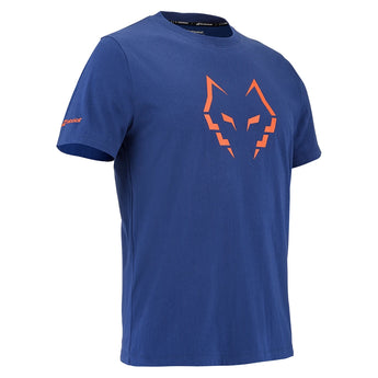 Mens Juan Lebron Cotton Tennis Tee Blue Depths-Apparel-Babolat-B6MS26442-4140S25-3-3-[Sku]-Tennis Express