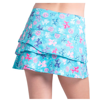 Girls' Printed Tennis Skort-Apparel-Lucky In Love-B70-54G955-1-Tennis Express
