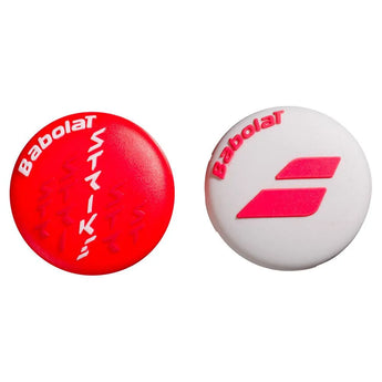 Strike X2 Tennis Dampeners White and Red-Accessories-Babolat-B700125-100-Tennis Express