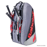 Pure Strike 9 Pack Tennis Bag Carbon Grey-Bags-Babolat-B751248-100MY-3-Tennis Express