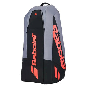 Pure Strike 6 Pack Tennis Bag Carbon Grey-Bags-Babolat-B751249-100MY-2-Tennis Express