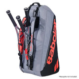 Pure Strike 6 Pack Tennis Bag Carbon Grey-Bags-Babolat-B751249-100MY-3-Tennis Express