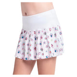 Girls' Pleated Printed Tennis Skort,Apparel,Lucky In Love,,,Tennis Express,B99-50G955-1