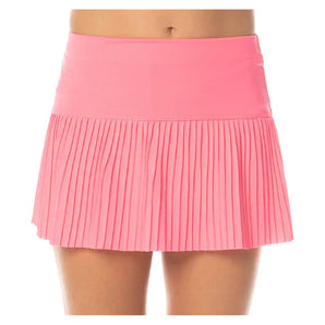 Girls' Pleated Tennis Skort,Apparel,Lucky In Love,2XS,648_PINK,Tennis Express,B99-B-p-3