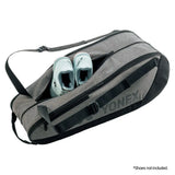 Team 6 Racquet Tennis Bag Gray and Black-Bags-Yonex-BAG42526GBK-5-2-[Sku]-Tennis Express