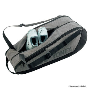 Team 6 Racquet Tennis Bag Gray and Black-Bags-Yonex-BAG42526GBK-5-2-[Sku]-Tennis Express