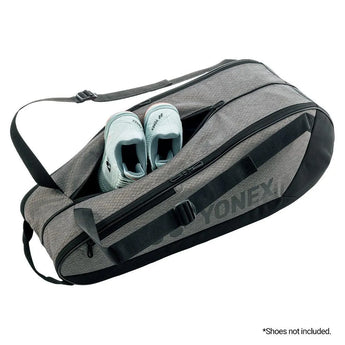 Team 6 Racquet Tennis Bag Gray and Black-Bags-Yonex-BAG42526GBK-5-2-[Sku]-Tennis Express