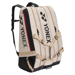 Gearlogic 12-Pack Tennis Racquet Bag Beige-Bags-Yonex-BAG72621BE-1-707837Tennis Express