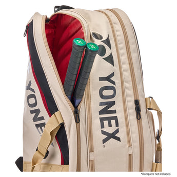 Gearlogic 9-Pack Tennis Racquet Bag Beige-Bags-Yonex-BAG72629BE-7-Tennis Express