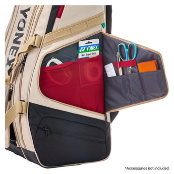 Gearlogic 9-Pack Tennis Racquet Bag Beige-Bags-Yonex-BAG72629BE-9-Tennis Express