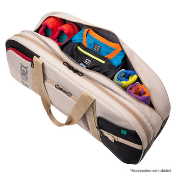 Gearlogic Tournament Tennis Bag Beige-Bags-Yonex-BAG72631BE-6-Tennis Express