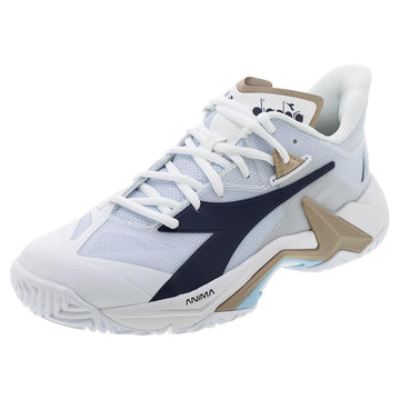 Women's B.Icon 3 Tennis Shoes White and Blue Corsair,Footwear,Diadora,,,Tennis Express,BC_Upload_a890b4ed-1aaf-4dc3-a0dd-131b719c7dd3