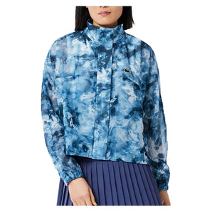 Women's Lightweight Crocodile Print Tennis Jacket-Apparel-Lacoste-BF8644-HIBS25-Tennis Express