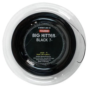 Big Hitter Black 7 16G Tennis String Reel-Strings-Tourna-BHBK7-200-16R-Tennis Express