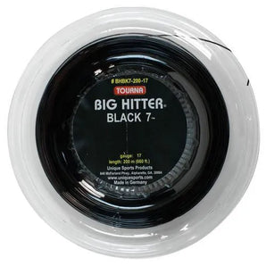 Big Hitter Black 7 17G Tennis String Reel-Strings-Tourna-BHBK7-200-17R-Tennis Express
