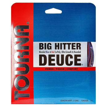 Big Hitter Deuce Tennis String Blue and Red-Strings-Tourna-BHD-16-Tennis Express