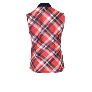 Women's Birch Sleeveless Tennis Top Plaid, Bubble, Tennis Express, BIR-H26-PLDH26-1