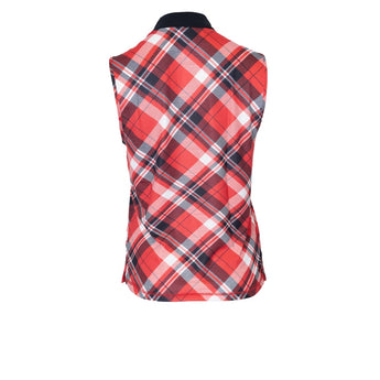 Women's Birch Sleeveless Tennis Top Plaid, Bubble, Tennis Express, BIR-H26-PLDH26-1