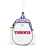 Juniors' Big Love Tennis Backpack-Bags-Ame and Lulu-BLTBP-BB-TVP-1-Tennis Express