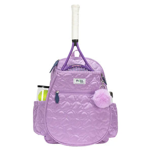 Big Love Tennis Backpack Quilted Lavender Tennis Balls,Bags,Ame and Lulu,,,Tennis Express,BLTBP-PUR-1