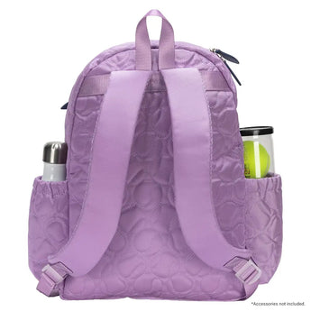Big Love Tennis Backpack Quilted Lavender Tennis Balls,Bags,Ame and Lulu,,,Tennis Express,BLTBP-PUR-2