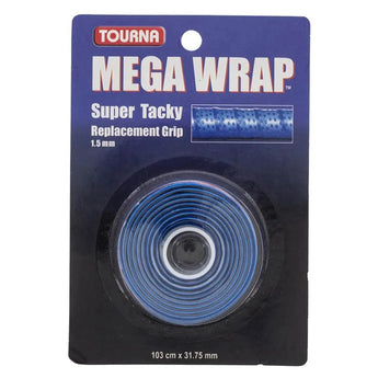 Mega Wrap Replacement Tennis Grip-Accessories-Tourna-BLUE-1-Tennis Express