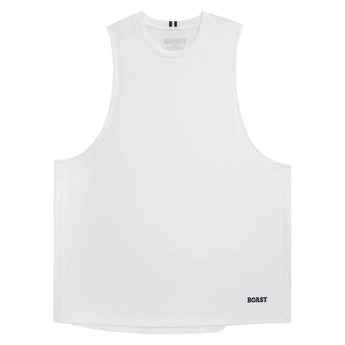 Men's Tournament Tennis Tank, Boast, White/Navy, Tennis Express, BM5TP10-F26-WHITE-NAVY-1