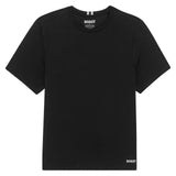 Men's Short Sleeve Tournament Tennis Crew, Boast, Black/Asphalt, Tennis Express, BM5TP20-F26-BLACK-ASPHALT-1