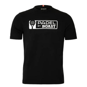 Men's Padel Racquet Tee Black,Apparel,Boast,004 Black,S,Tennis Express,BM6TP118-1