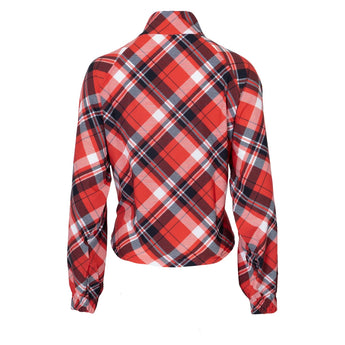 Women's Brooklyn Tennis Jacket Plaid, Bubble, Tennis Express, BRKLN-H26-PLDH26-2