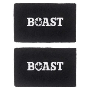 Men's 2pk Wristband Set, Boast, Black/White, Tennis Express, BU5ACC100-F26-BLACK-WHITE-1