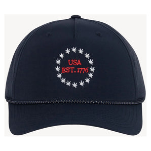 Men's USA 1776 Tennis Hat Navy,Apparel,Boast,Navy,One Size,Tennis Express,BU6ACC164-400F26