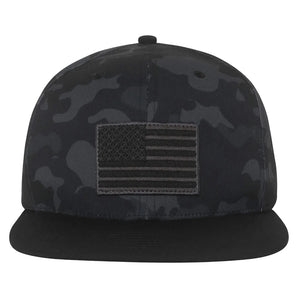 Men's BXV USA Flag Camo Tonal Tennis Hat,Apparel,Boast,Black Camo,One Size,Tennis Express,BVM13ACC2-F26-Black