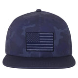 Men's BXV USA Flag Camo Tonal Tennis Hat,Apparel,Boast,Medival Blue Camo,One Size,Tennis Express,BVM13ACC2-F26-NY