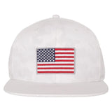 Men's BXV USA Flag Camo Tonal Tennis Hat,Apparel,Boast,White Camo,One Size,Tennis Express,BVM13ACC2-F26-W