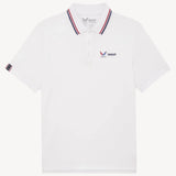 Men's BXV Performance Tennis Polo with Tipping,Apparel,Boast,White/Racing Red,S,Tennis Express,BVM13PO1-F26-W