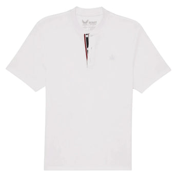 Men's BXV Short Sleeve Performance Tennis Henley,Apparel,Boast,White,S,Tennis Express,BVM13TP7-F26-W