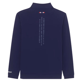 Men's BXV 1-4 Zip Tennis Pullover,Apparel,Boast,,,Tennis Express,BVM13ZP4-F26-Nvy4