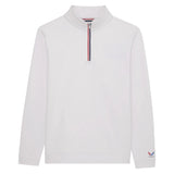 Men's BXV 1-4 Zip Tennis Pullover,Apparel,Boast,White,S,Tennis Express,BVM13ZP4-F26-W