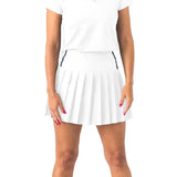 Women's High Waisted 2 in 1 Pleated Tennis Skort-Apparel-Boast-BW53091-W-Tennis Express