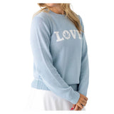 Women's Love Instarsia Crewneck Tennis Sweater-Apparel-Boast-BW55195-2-Tennis Express