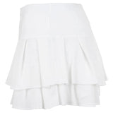 Women's Wavy Pleat Tier Tennis Skort-Apparel-Lucky In Love-CB425-BF20-110-2-Tennis Express