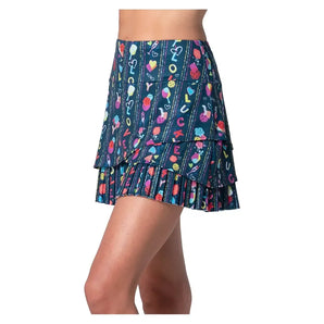 Women's P.S. I Love You Pickleball Tennis Skort Midnight-Apparel-Lucky In Love-CB629-92D401F25-3-Tennis Express