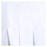 Women's Victory Lane Pleat Tennis Skort White and Brusette Blue,Apparel,Lucky In Love,,,Tennis Express,CB676-67F165-7